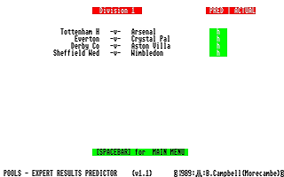 Pools - Expert Results Prediction atari screenshot